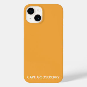 Cape Gooseberry yellow color name Case-Mate iPhone 14 Case