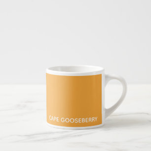 Cape Gooseberry yellow color name Espresso Cup