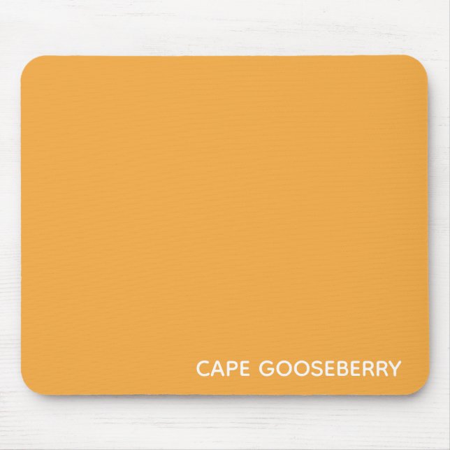 Cape Gooseberry yellow colour name Mouse Mat (Front)