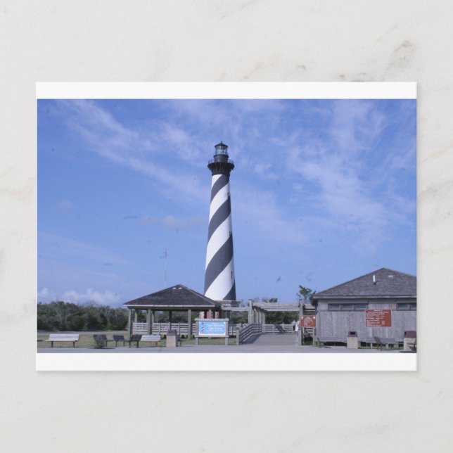 cape hattera's light house nc postcard (Front)