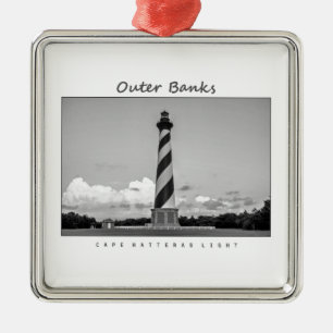 Cape Hatteras Light. Metal Tree Decoration