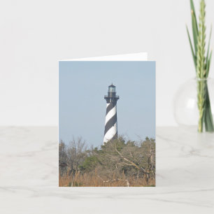 Cape Hatteras Lighthouse Above Wetlands Note Card