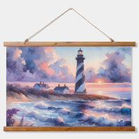 Cape Hatteras Lighthouse at Sunset Coastline