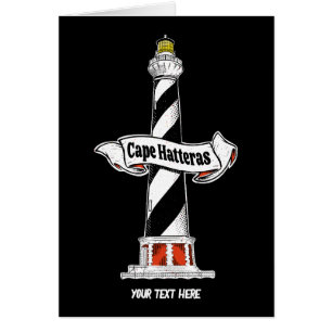 Cape Hatteras Lighthouse black and white