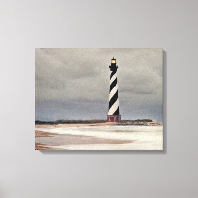 CAPE HATTERAS LIGHTHOUSE CANVAS PRINT (Front)