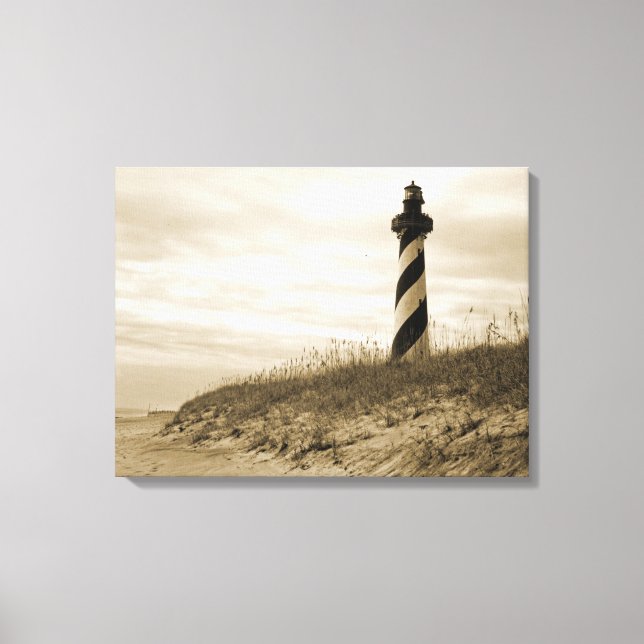 Cape Hatteras Lighthouse Canvas Print (Front)