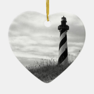 Cape Hatteras Lighthouse Ceramic Tree Decoration