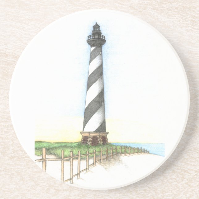 Cape Hatteras Lighthouse Coaster (Front)