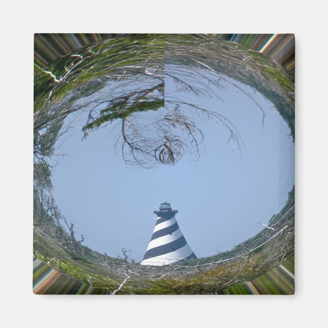 Cape Hatteras Lighthouse from Wetlands Series Magnet (Front)