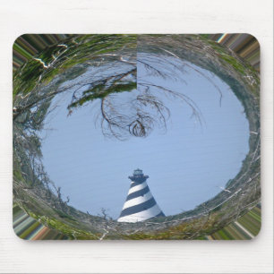 Cape Hatteras Lighthouse from Wetlands Series Mouse Mat