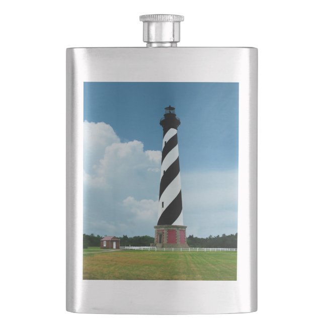 Cape Hatteras Lighthouse  Hip Flask (Front)
