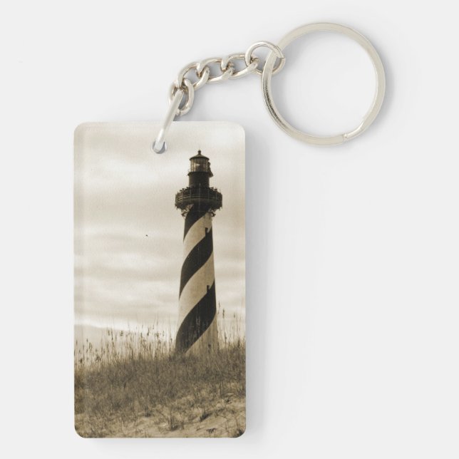 Cape Hatteras Lighthouse Key Ring (Back)