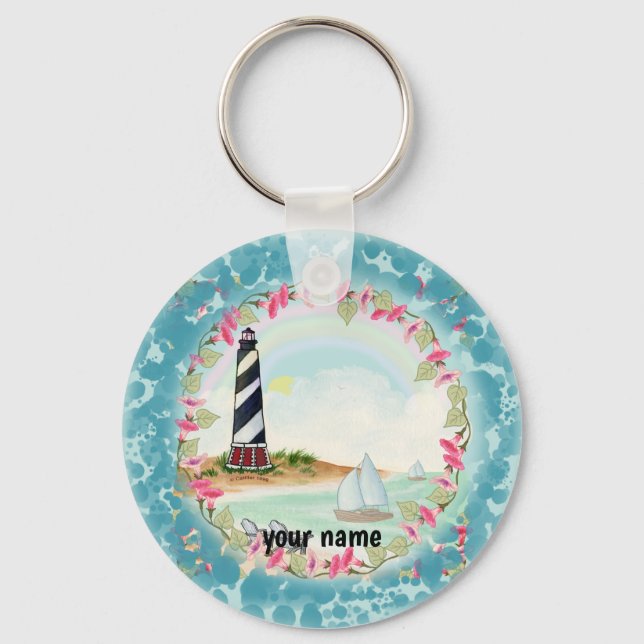 Cape Hatteras Lighthouse  keychain  (Front)