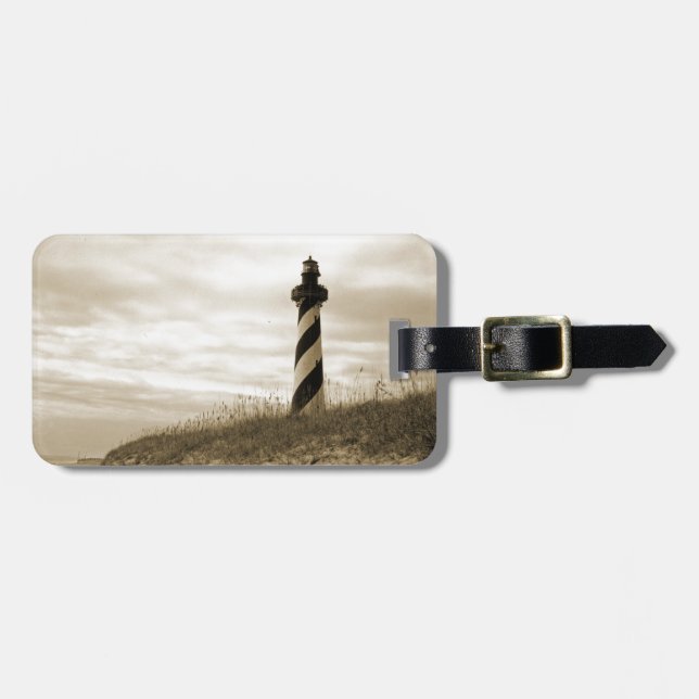 Cape Hatteras Lighthouse Luggage Tag (Front Horizontal)