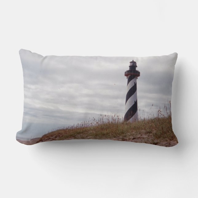 Cape Hatteras Lighthouse Lumbar Cushion (Front)