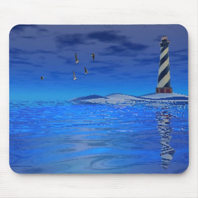 Cape Hatteras Lighthouse Mouse Mat (Front)