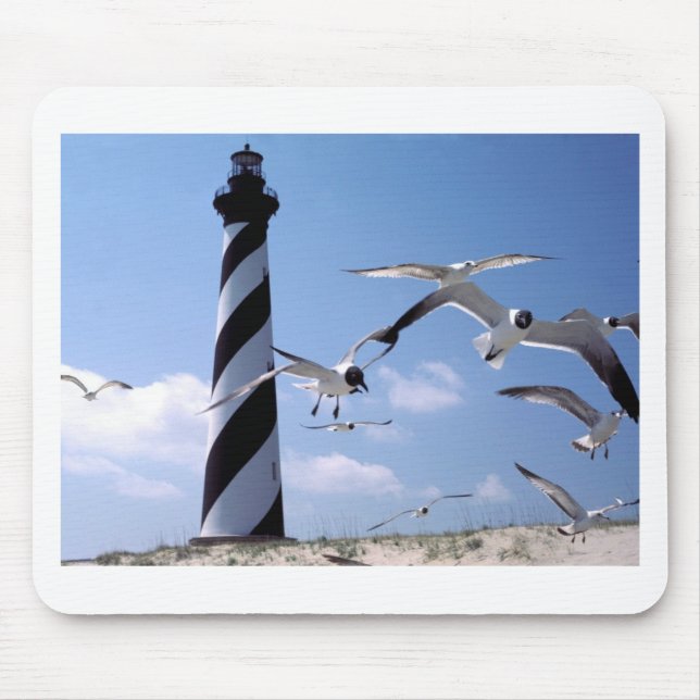 Cape Hatteras Lighthouse North Carolina lighthouse Mouse Mat (Front)