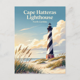 Cape Hatteras Lighthouse North Carolina Postcard
