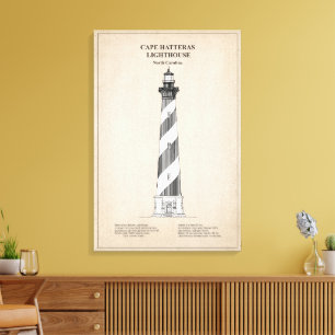 Cape Hatteras Lighthouse - North Carolina - SBD Canvas Print