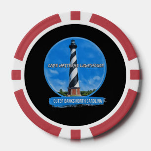 Cape Hatteras lighthouse outer banks N.C. Poker Chips