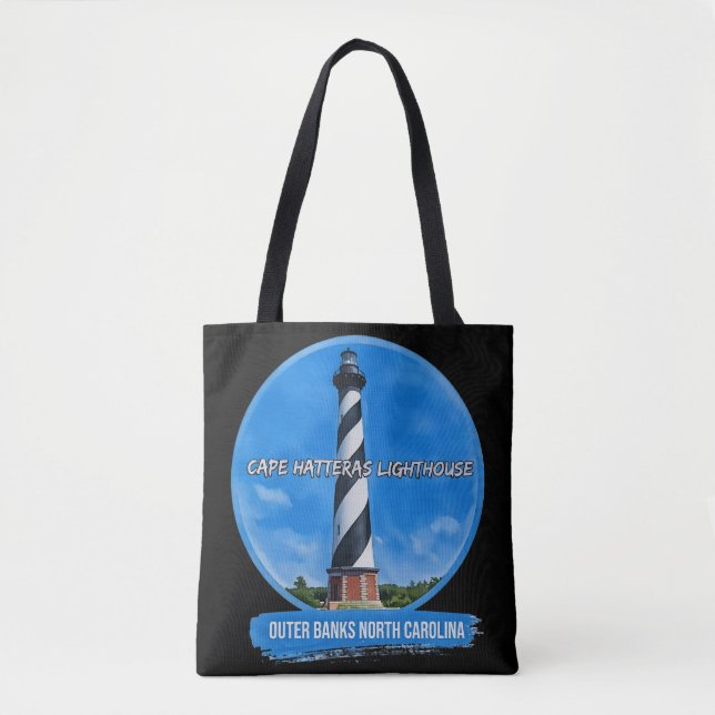 Cape Hatteras lighthouse outer banks N.C. Tote Bag (Front)