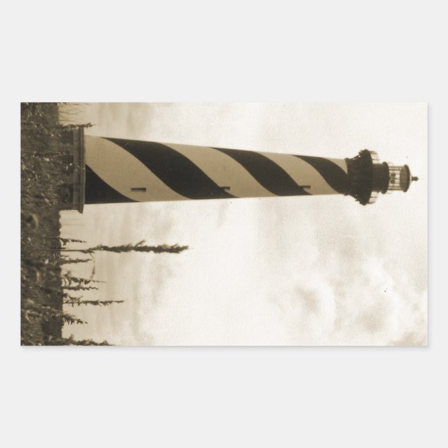 Cape Hatteras Lighthouse Rectangular Sticker (Front)