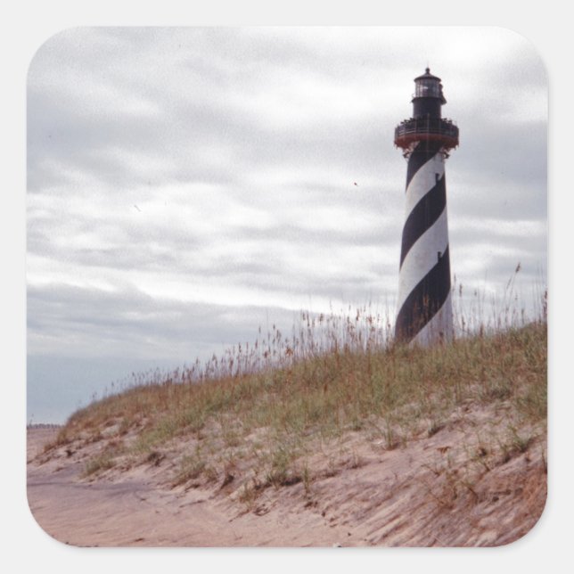 Cape Hatteras Lighthouse Square Sticker (Front)
