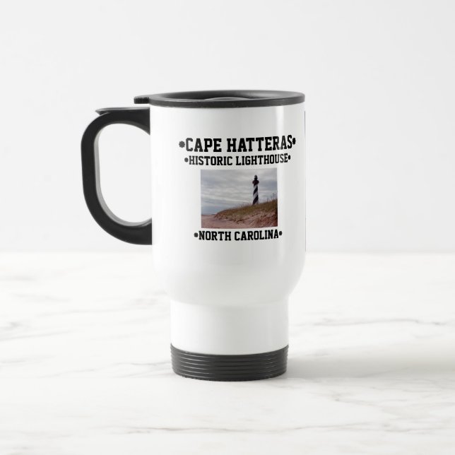 Cape Hatteras Lighthouse Travel Mug (Left)