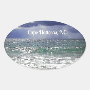 Cape Hatteras, NC Oval Sticker