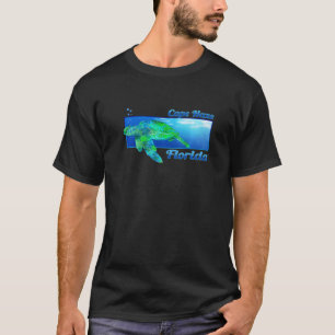 Cape Haze Florida Swimming Sea Turtle T-Shirt