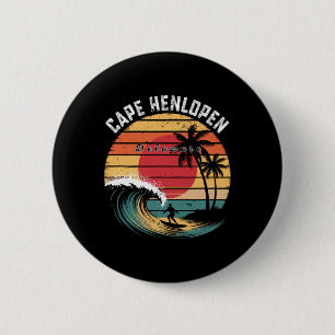 Cape Henlopen State Park Delaware Beach Surfing 6 Cm Round Badge