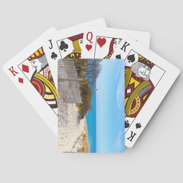 Cape Henlopen State Park, Delaware Playing Cards (Back)