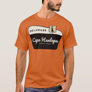 Cape Henlopen State Park Delaware Welcome Sign T-Shirt
