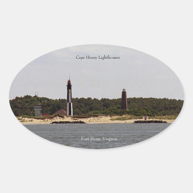 Cape Henry Lighthouse sticker (Front)