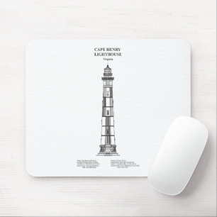 Cape Henry Lighthouse - Virginia - BD Mouse Mat
