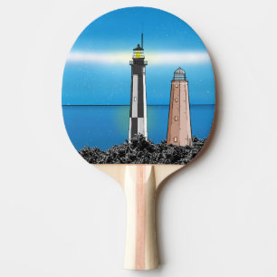 Cape Henry Lighthouse Virginia Chesapeake Bay Ping Pong Paddle