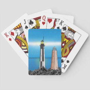 Cape Henry Lighthouse Virginia Chesapeake Bay Playing Cards