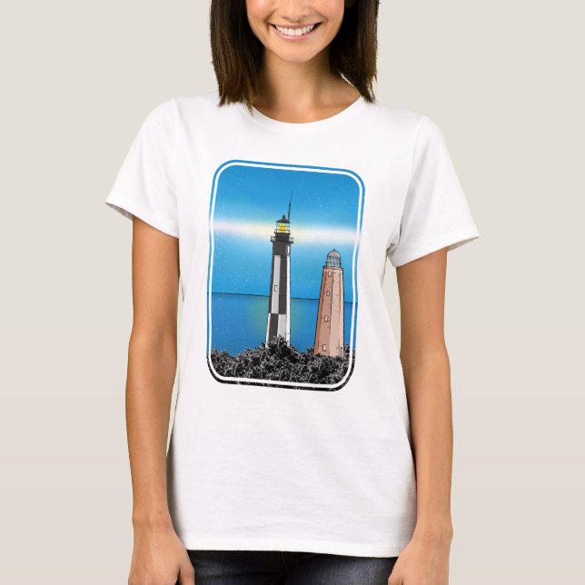 Cape Henry Lighthouse  Virginia   Chesapeake Bay T-Shirt (Front)