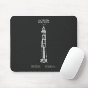 Cape Henry Lighthouse - Virginia – PD Mouse Mat