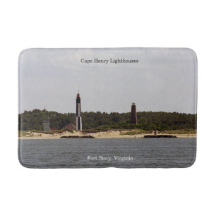 Cape Henry Lighthouses bathmat