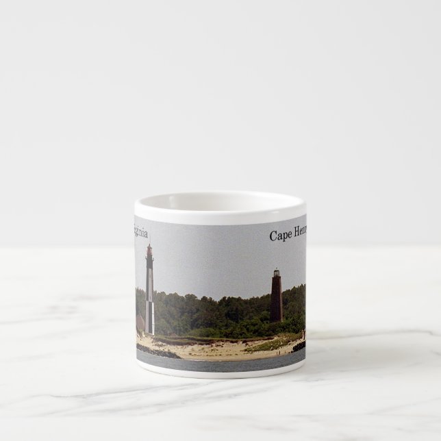 Cape Henry Lighthouses espresso mug (Front)