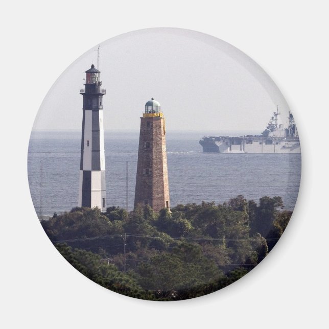 Cape Henry Lighthouses Magnet (Front)