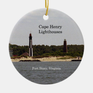 Cape Henry Lighthouses ornament