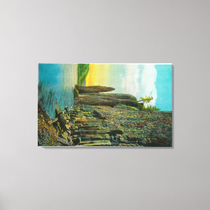 Cape Horn and Cigar Rock on Columbia River Canvas Print