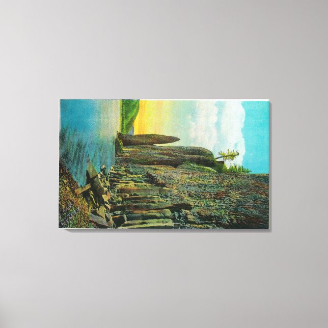 Cape Horn and Cigar Rock on Columbia River Canvas Print (Front)