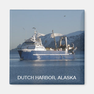 Cape Horn, Factory Trawler in Dutch Harbour, AK Magnet
