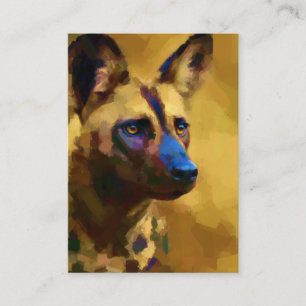 Cape Hunting Dog Enclosure Card