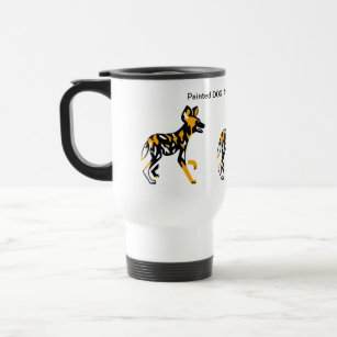 Cape hunting dog -Painted DOG - Travel Mug