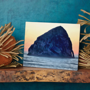Cape Kiwanda Haystack Rock at Sunset Plaque
