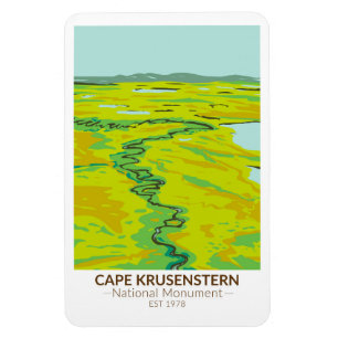 Cape Krusenstern National Monument Tundra River Magnet